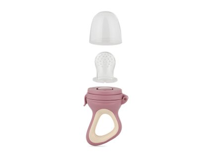 PETITE&MARS Dudlík silikonový na krmení Fruzi Rose&Sand 6m+