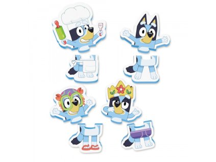 TOOMIES - Bluey puzzle vodolepky do vany