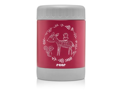 11654 5 reer termoska 350 ml siroka cervena colourdesign babystar cz