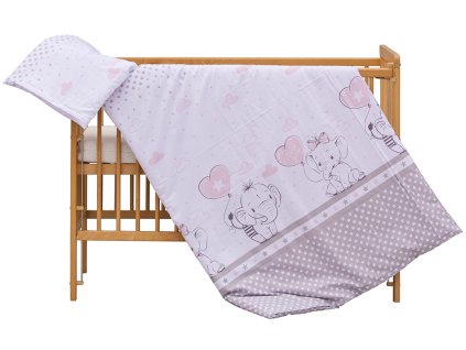 4979 2 povleceni do postylky 2dilne scarlett gusto ruzova 90 x 120 cm