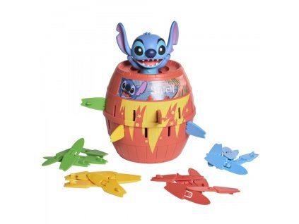 TOMY - Stitch - Společenská hra Vyskakovací Stitch