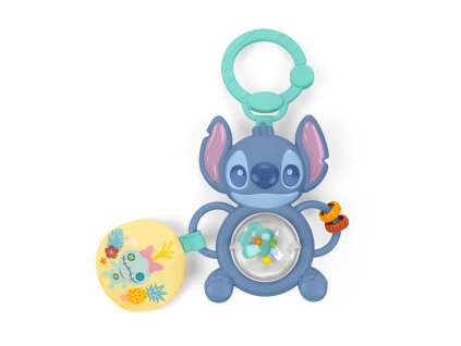 BRIGHT STARTS Hračka na C kroužku senzorická Stitch Tummy Tumble™ 0m+