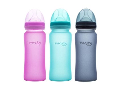 es0245 everyday biberon cristal 300ml morado termosensible 3