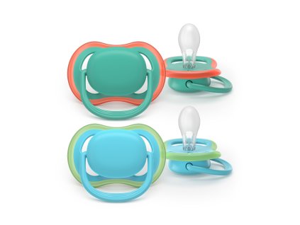 Philips AVENT Šidítko Ultra air 6-18m chlapec, 2ks