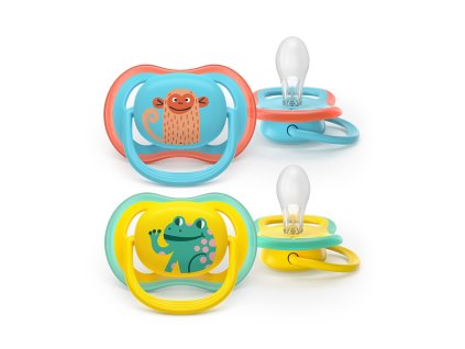 Philips AVENT Šidítko Ultra air obrázek 18+m chlapec, 2ks