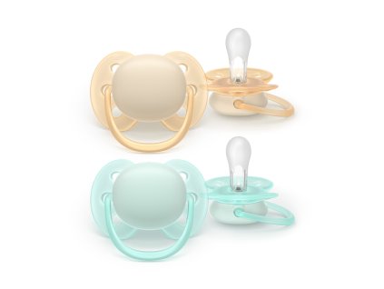 Philips AVENT Šidítko Ultrasoft Premium neutral 0-6m, 2 ks