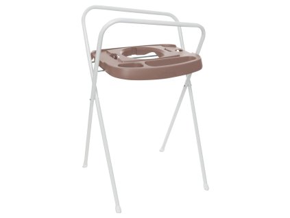 7018 kovovy stojan click na vanicku bebe jou 98 cm mocha mousse dear goose hnedy