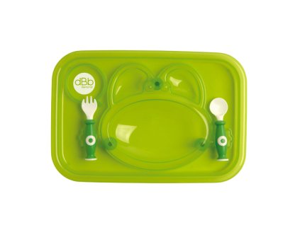 8718 2 dbb jidelni tac se lzici a vidlickou