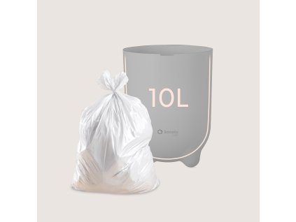 Lionelo Koš Na Použité Pleny Purebin GREY