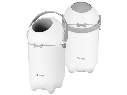 Lionelo Koš Na Použité Pleny Purebin WHITE