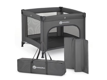 PETITE&MARS Ohrádka cestovní Nook Urban Charcoal Grey