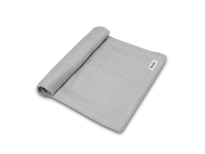 LO Bamboo Grey Swaddle Grey Stone 02