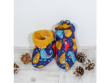 ESITO Capáčky softshell Bubulíni - okrová / 1