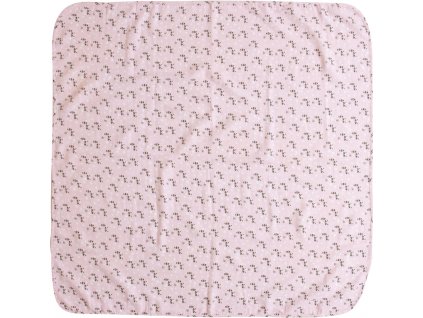 Mušelínová plenka 110x110 cm Luma Racoon Pink