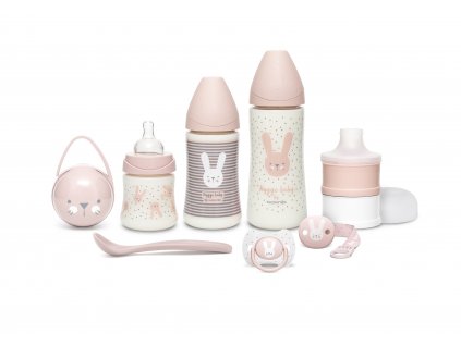 SUAVINEX | Premium novorozenecký set HYGGE - růžová