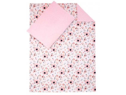 ESITO Luxusní dětské povlečení MINKY Ptáčci - 100x135