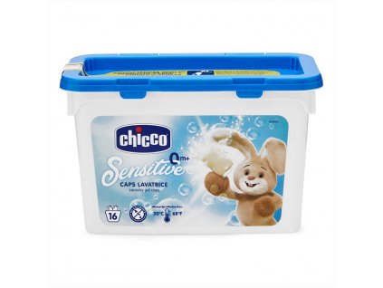 Tobolky prací gelové Chicco Sensitive, 16ks