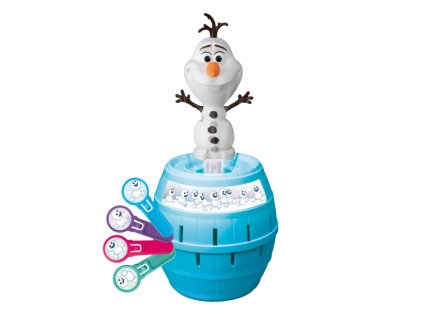 TOMY - Disney Frozen společenská hra Vyskakovací Olaf