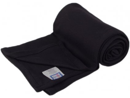 Letní deka 70x100cm z bio-bavlny černá
