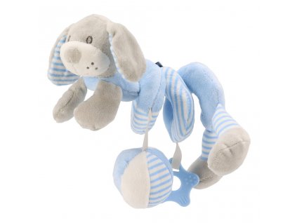 Hračka na postýlku Spirála Baby Mix pes modrý
