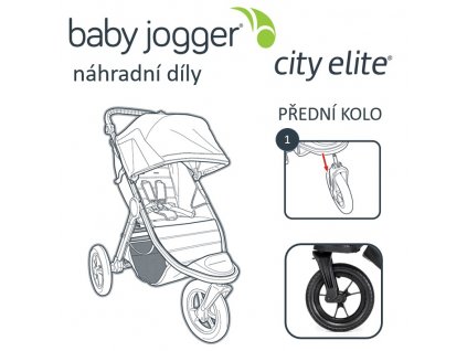 BabyJogger KOLO přední CITY ELITE + 8% sleva na další zboží