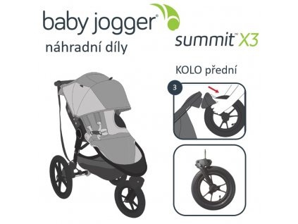 BabyJogger KOLO přední SUMMIT X3 + 8% sleva na další zboží