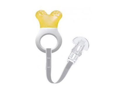 MAM Mini Cooler&Clip Kousátko s páskem 2m+ Žlutá