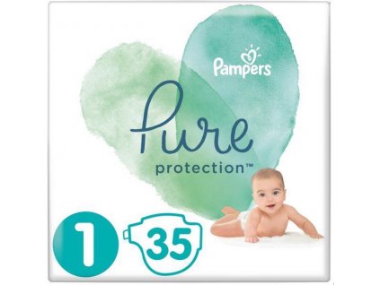 Pleny Pure Protection 1 NEWBORN 2-5kg 35ks Pampers