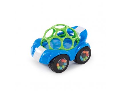 OBALL Hračka autíčko Rattle & Roll™, modré, 3m+