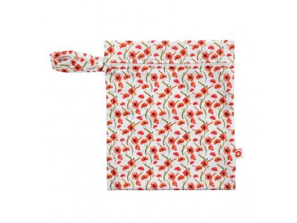 Nepromokavý pytlík XKKO Velikost S - Red Poppies