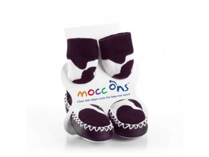 XKKO Mocc Ons baleríny COW bílé 12-18m