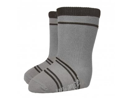 Ponožky STYL ANGEL - Outlast® - tm.šedá/černá Velikost: 15-19 | 10-13 cm