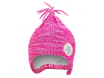 Čepice pletená na uši Outlast ® - růžová Velikost: 3 | 42-44 cm