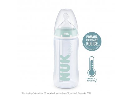 NUK FC+ Anti-colic láhev s kontrolou teploty 300 ml