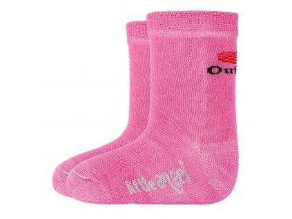 Ponožky STYL ANGEL - Outlast® - růžová Velikost: 20-24 | 14-16 cm