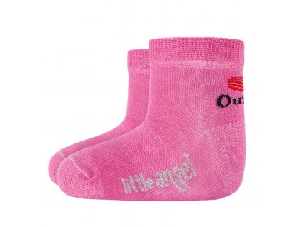 Ponožky dětské nízké Outlast® - růžová Velikost: 20-24 | 14-16 cm
