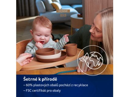 LOVI sada nádobí s hrnečkem 3ks Pistachio