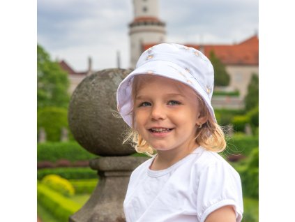 ESITO Dětský klobouk Kopretina - XL / bílá