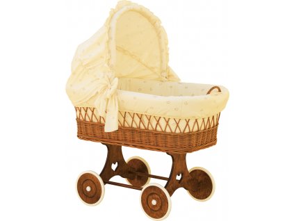 Košík pro miminko s boudičkou Scarlett Méďa - béžová