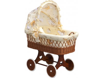 Košík pro miminko s boudičkou Scarlett Mráček - béžová