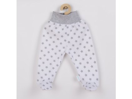 Kojenecké polodupačky New Baby Classic II šedé s hvězdičkami 80 (9-12m)