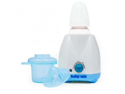Elektrický ohřívač lahví a dětské stravy s příslušenstvím Baby Mix modrý