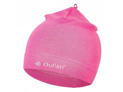 Čepice smyk natahovací Outlast ® - růžová Velikost: 1 | 36-38 cm