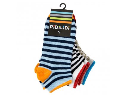 ponožky kotníkové chlapecké - 3pack, Pidilidi, PD0131, Kluk - 38-39