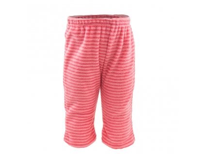 Kojenecké kalhoty fleezové, růžové - 9m