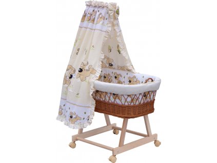 Košík pro miminko s nebesy Scarlett Japy - béžová