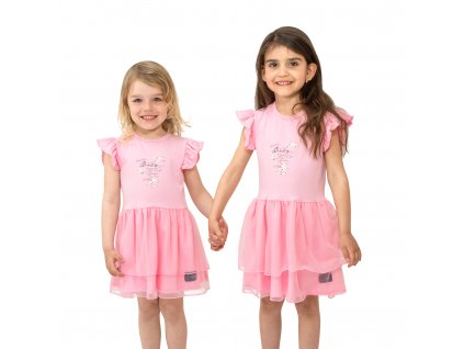 ESITO Šaty pro holčičky Lada - 116 / růžová