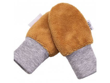 45723 rukavice bez palce mazlik bambus outlast camel