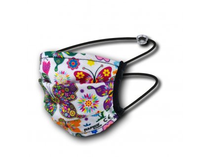 38982 n mask detska gumicky za hlavu s brzdickou motylek