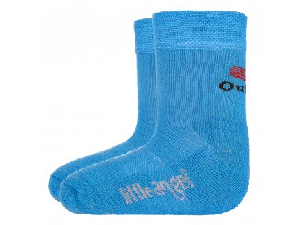 Ponožky froté Outlast® - modrá Velikost: 25-29 | 17-19 cm